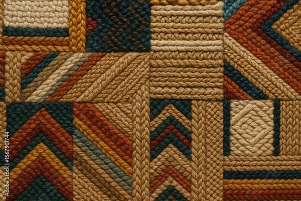 Obraz Variety of carpet textures with diverse materials and colors