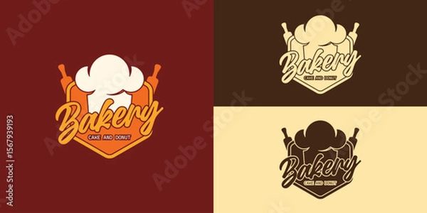 Obraz Artisan Bakery Logo Set