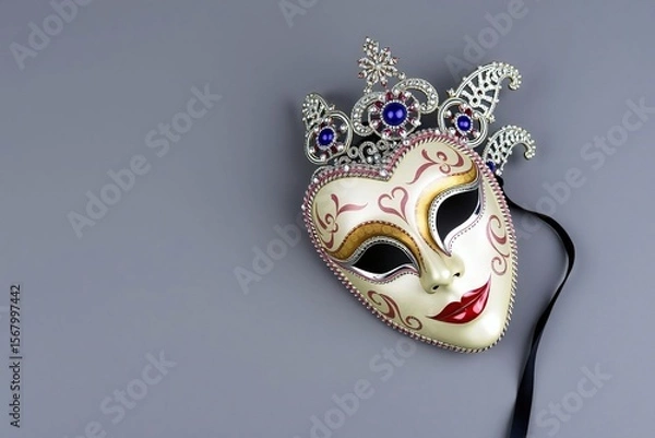 Obraz Festive venetian carnival mask 