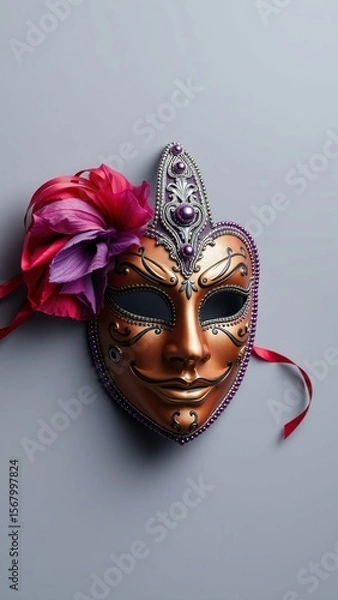Obraz Festive venetian carnival mask 
