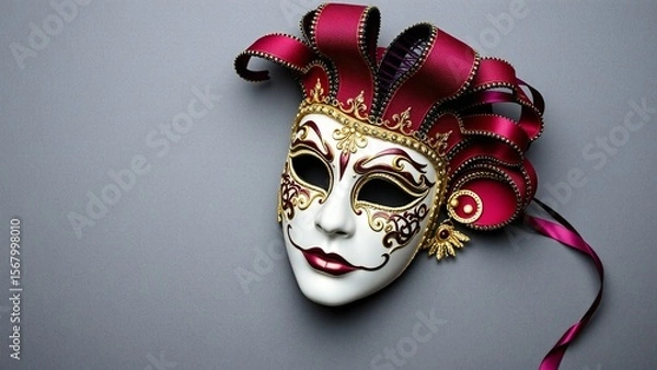 Obraz Festive venetian carnival mask 