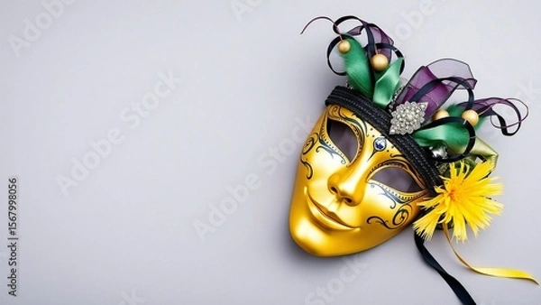 Obraz Festive venetian carnival mask 