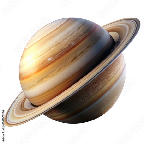 Fototapeta saturn planet isolated on transparent background