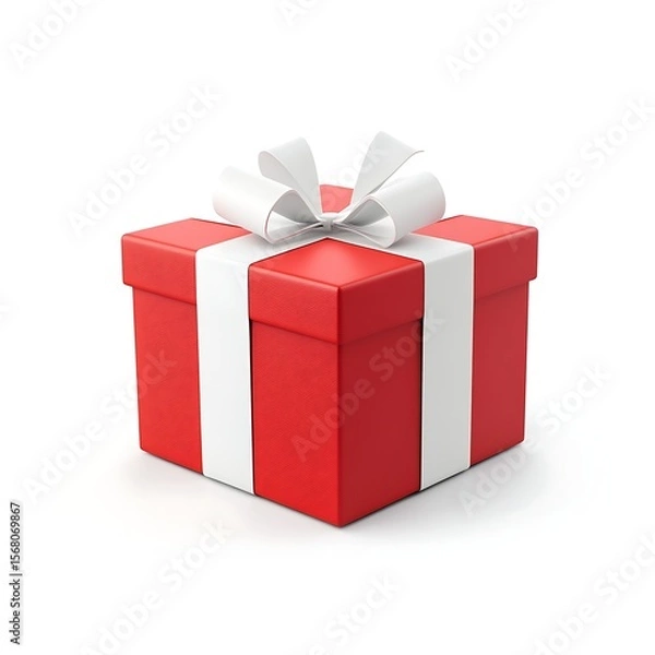 Fototapeta red gift box