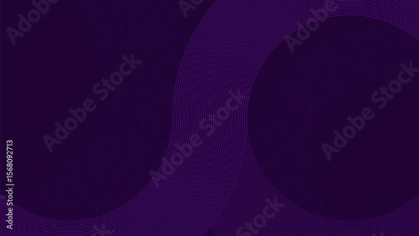 Obraz Purple Abstract Wave Background with Flowing Lines and Smooth Light Design