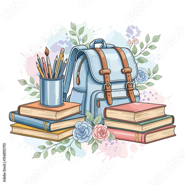 Obraz Watercolor Sublimation Study Set

