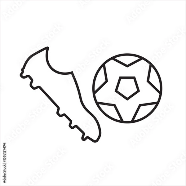 Obraz soccer ball icon
