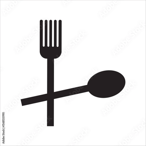 Obraz fork and spoon
