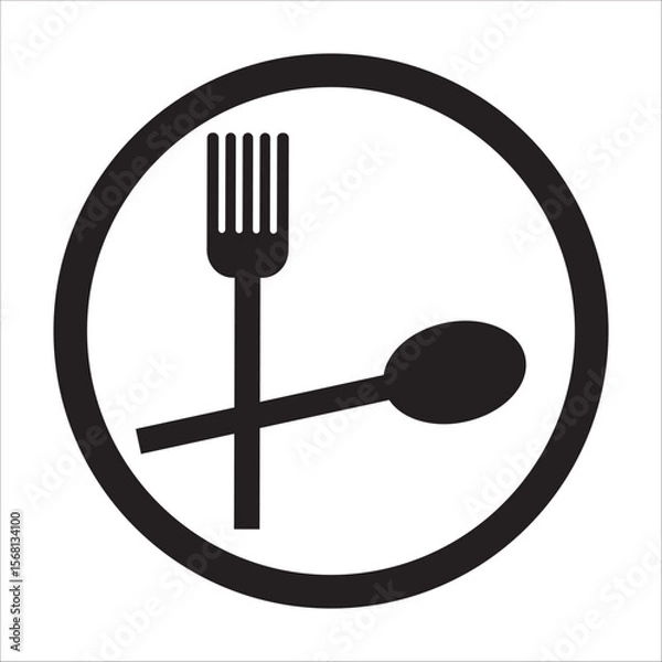 Obraz fork and spoon