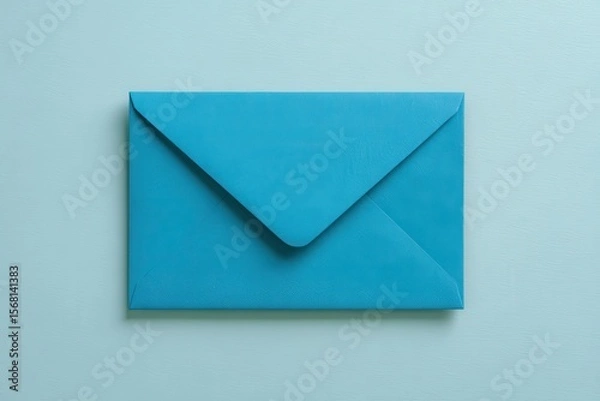 Fototapeta Envelope symbol on minimalistic background - ideal for emails, correspondence, or postal themes in contemporary digital interactions