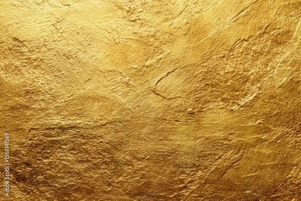 Fototapeta Glistening gold backdrop for upscale branding. Elegant shimmering surface for luxury presentations. Rich texture ideal for sophisticated designs and premium marketing materials