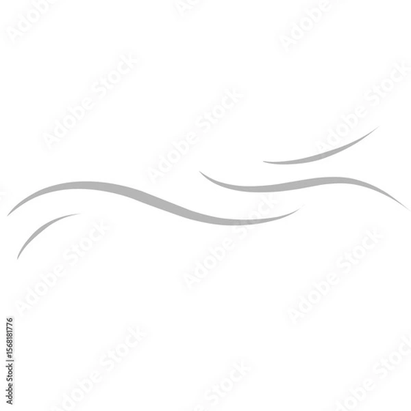 Fototapeta abstract vector background with waves