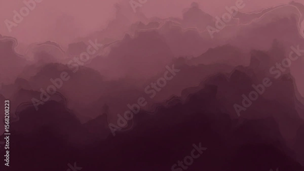 Fototapeta Abstract and textured dusty mauve to dark plum gradient background