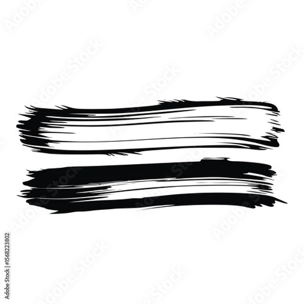 Obraz Light Ink Brush Stroke Pack