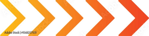 Fototapeta dynamic colourful moving arrow. representing speed, acceleration, fast vector illustration.