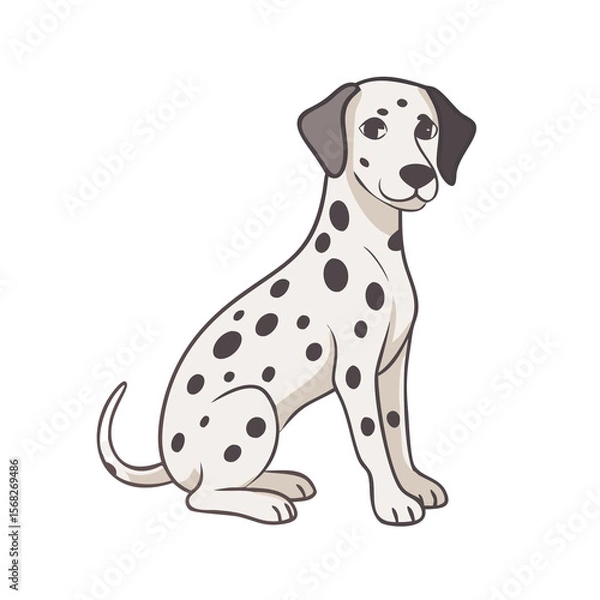 Fototapeta beagle puppy on white