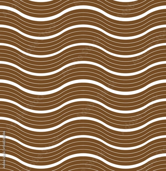 Obraz seamless wavy pattern seamless geometric pattern