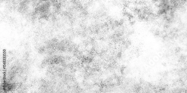 Fototapeta White background with a grey and black pattern, abstract black dust overlay texture, grunge wall texture  with distressed overlay on aged concrete,  dirt overlay or screen effect use for black grunge.