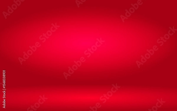 Fototapeta Gradient of red and pink colors suitable for backgrounds, banners, and presentations