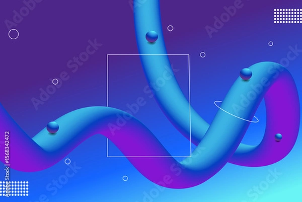 Fototapeta Minimal Abstract Background with Soft Gradient