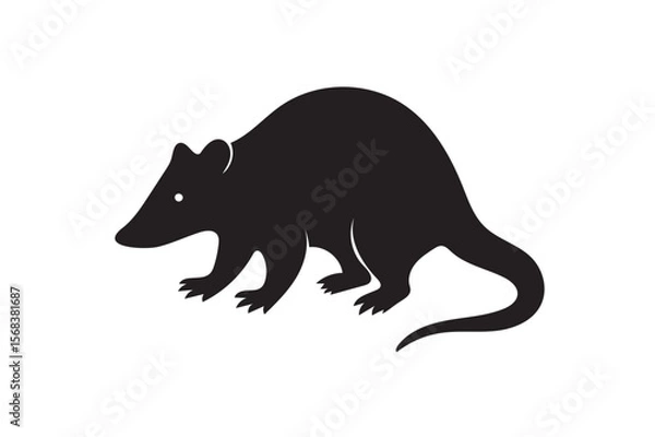 Obraz Possum silhouette.