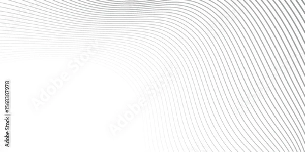 Fototapeta Vector Illustration of the gray pattern of lines abstract background. Vector Illustration
