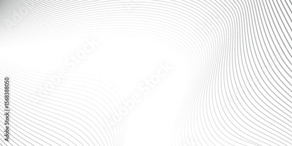 Fototapeta Vector Illustration of the gray pattern of lines abstract background. Vector Illustration