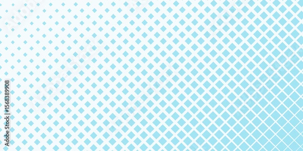 Fototapeta Abstract blue geometric hipster fashion design print halftone triangle pattern modern Texture. Vector illustration