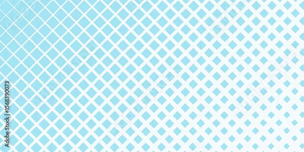 Fototapeta Abstract blue geometric hipster fashion design print halftone triangle pattern modern Texture. Vector illustration