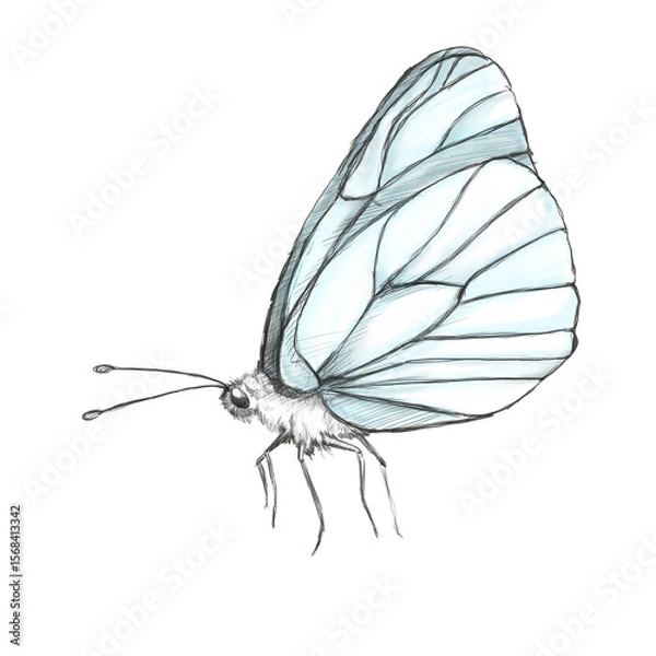 Obraz Blütenfall bee butterfly kamil