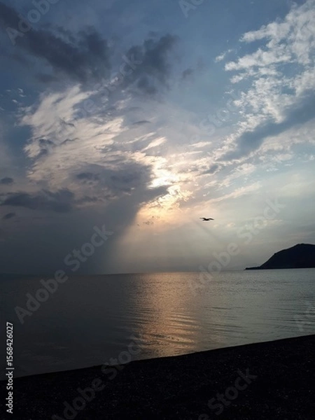 Obraz sunset over the sea