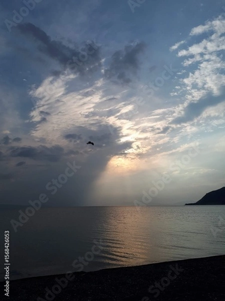 Obraz sunset over the sea