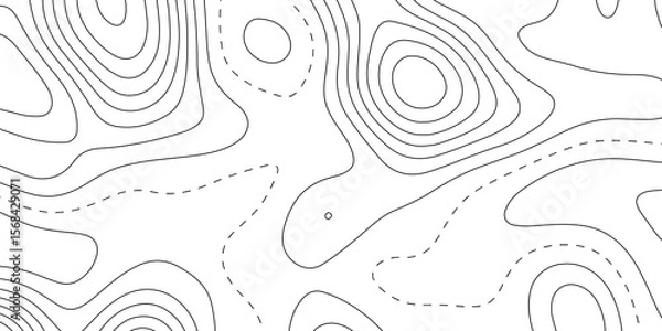 Fototapeta White wave paper curved reliefs abstract background. black and white background with swirling lines. geometric ripple patterns. Brown wood grain. fractal, dynamic, lines, vibrant, concentric wave. art