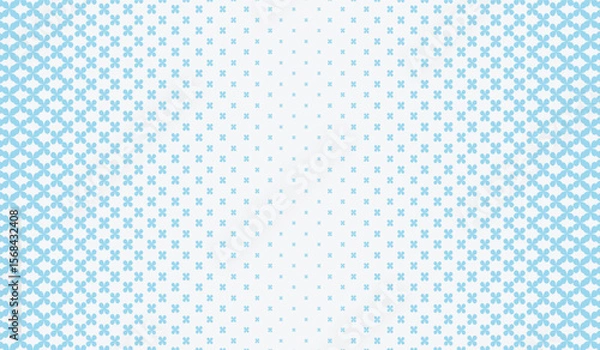 Fototapeta Abstract blue geometric hipster fashion design print halftone pattern modern Texture. Vector illustration