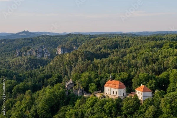 Obraz Valdstejn castle, Cesky Raj (Bohemian Paradise)