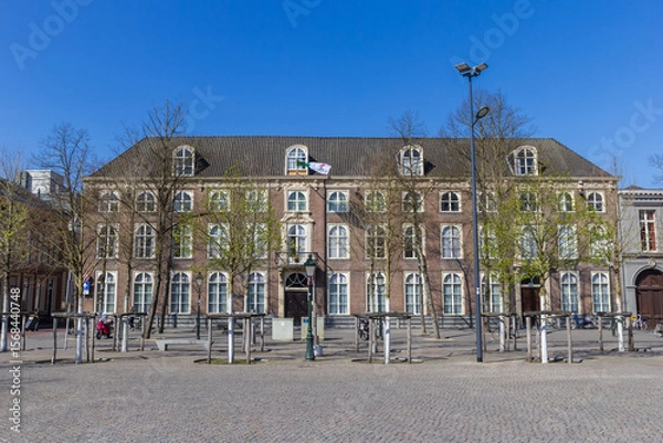 Fototapeta Historic building at the parade square in Den Bosch, Netherlands