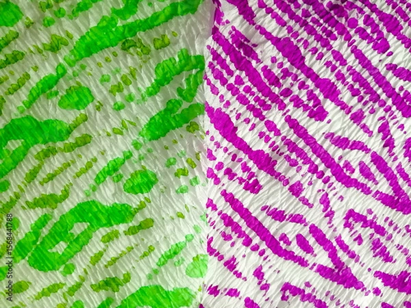Fototapeta Trendy Ikat Textured Pattern. Navajo Graphics.