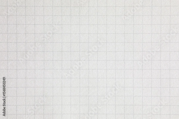 Fototapeta White paper with grid lines