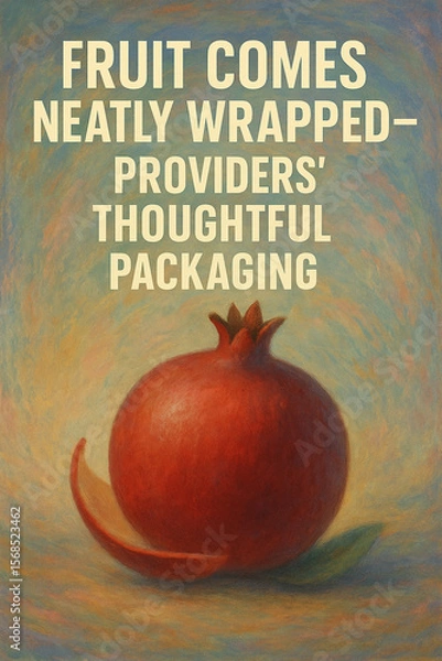 Fototapeta Sufi Poster: Provision Proves the Provider — A Metaphoric Reflection on Divine Sustenance