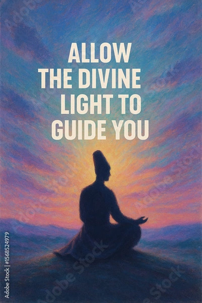Fototapeta Sufi Poster on Guidance and the Spiritual Journey Toward Truth and Inner Awakening