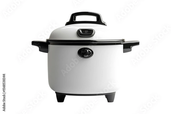 Fototapeta Rice cooker isolated on a transparent background