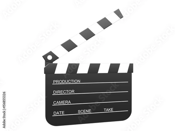 Fototapeta カチンコのイラストCG