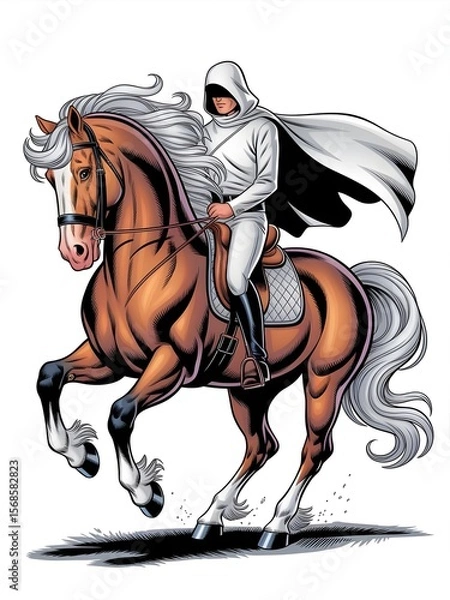 Obraz horse and rider