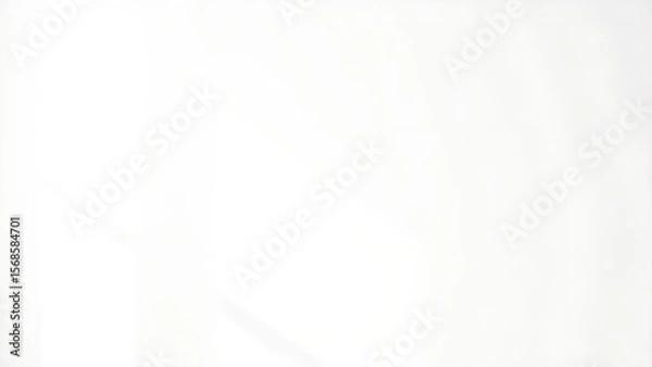 Fototapeta Minimalist white textured wall with subtle shadows and negative space