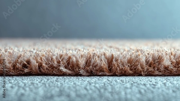 Fototapeta Close-up of Luxurious Shaggy Carpet Texture