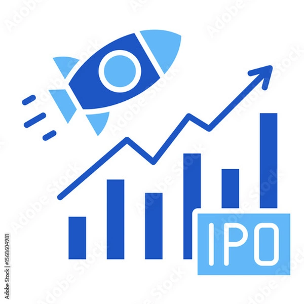 Fototapeta Ipo Launch  Icon Element For Design