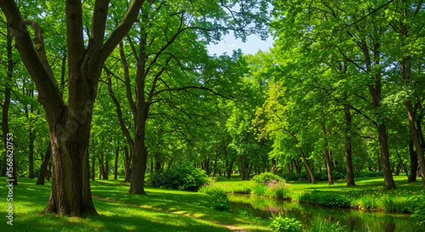 Obraz trees in the park