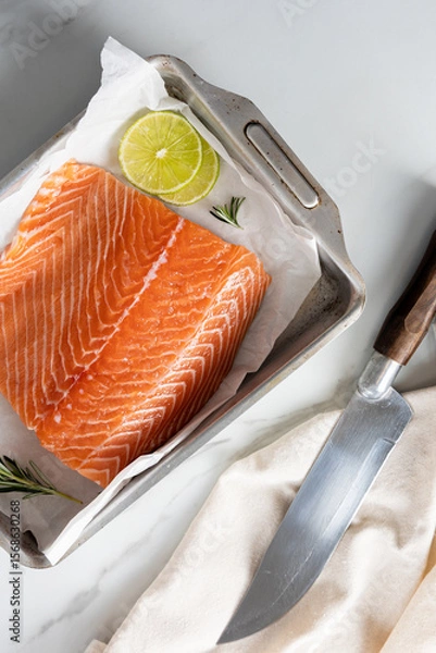 Obraz Salmão fresco