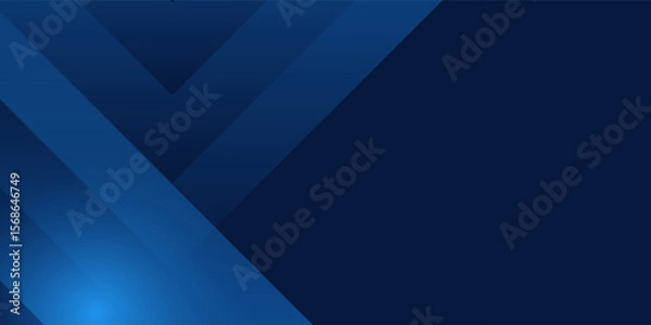 Fototapeta Black dark navy blue silver abstract pattern background. Geometric shape. Line triangle angle fold polygon diamond 3D simple abstract