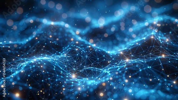 Obraz abstract blue background